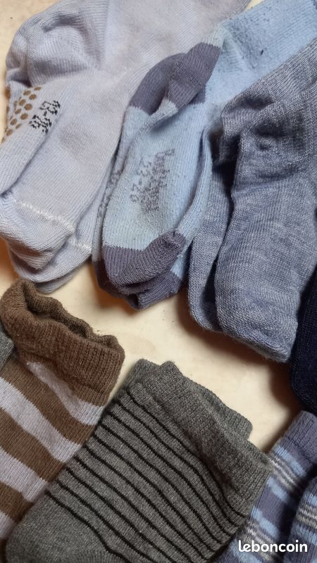 Lot de chaussettes enfant 23/26 (image 2)