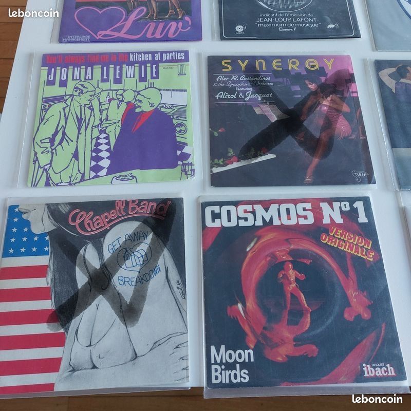 Lot de 3 vinyles 45 Tours (image 2)
