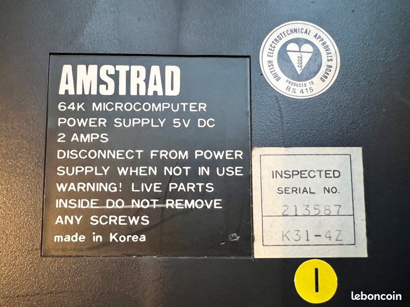 Ordinateur Amstrad CPC 464 à cassettes + écran GT 65 (image 3)