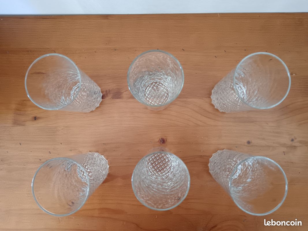 Lot 6 verres à orangeade vintage marque Shell (image 2)