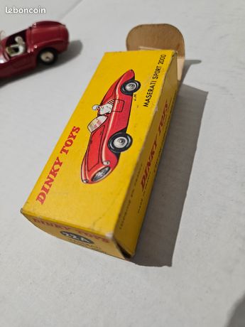 Miniature Dinky Toys France - Maserati Sport Cabriolet Année 2000 Rouge - Réf. 22A, Occasion Très Bon état