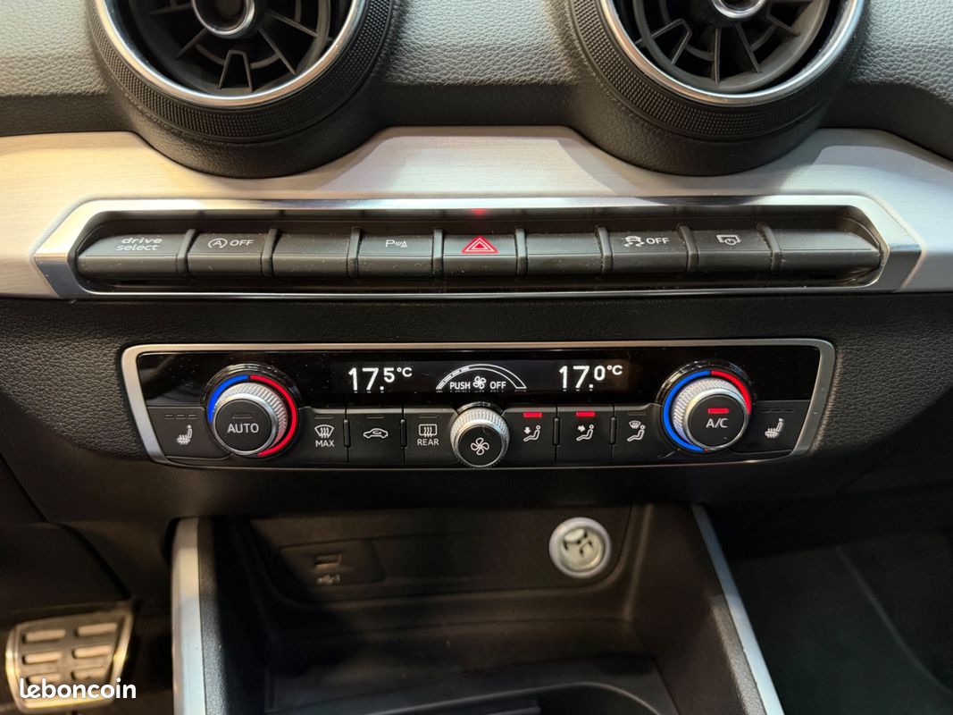 Audi Q2 35 TFSI 150Ch S-LINE INTERIEUR ET EXTERIEUR / BOITE AUTO / HISTORIQUE COMPLET AUDI / CAMERA DE RECUL / KEYLESS ACCESS / CLIM BI-ZONE (image 21)