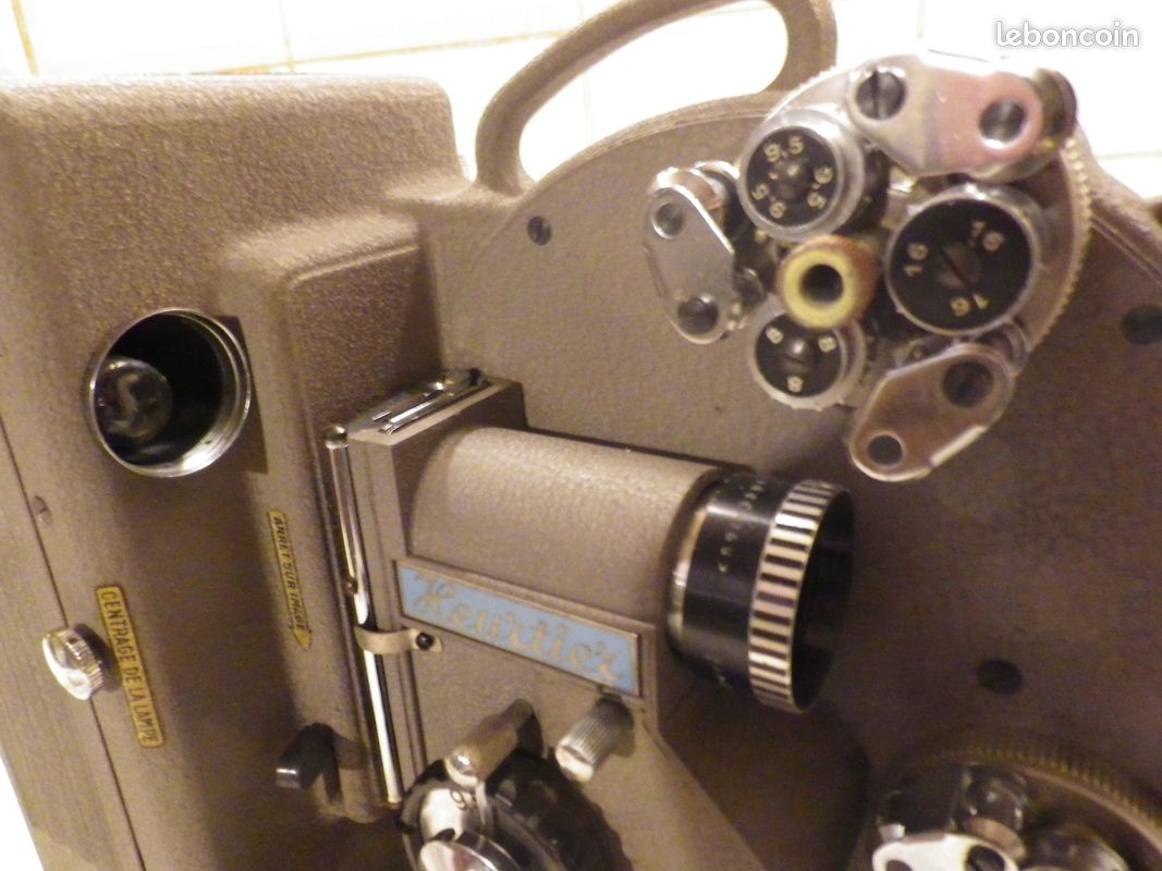Projecteur De Film Fixe HEURTIER MONOFILM – 110 Volts, Super 8, Bon état Esthétique Et Fonctionnel