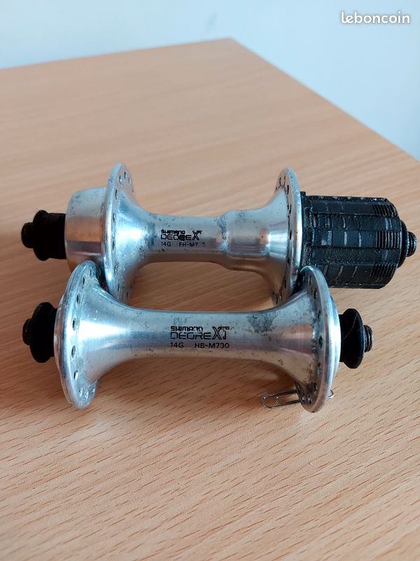 shimano deore XT HB-M7737A moyeu avant 36 trous vtt vintage années 90