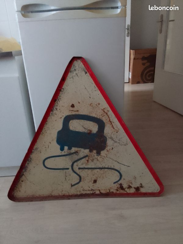 Panneau de signalisation de style ancien Banque de photographies et d
