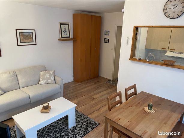 Studio meublé 27 m²