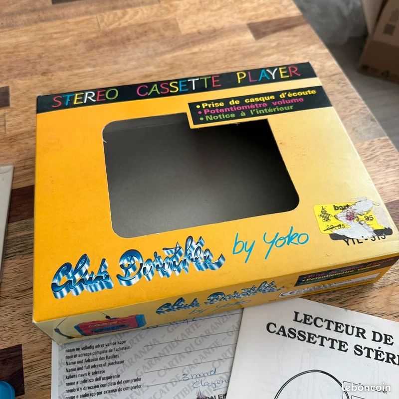 Baladeur Cassette Club Dorothée Par Yoko - Pour Pièces Ou Réparation, Rare