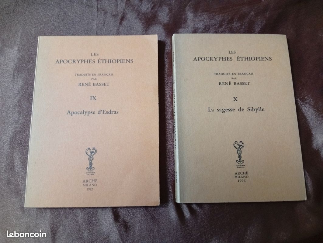 Les apocryphes éthiopiens traduit par René d'Esdras, tomes IX et X (image 1)