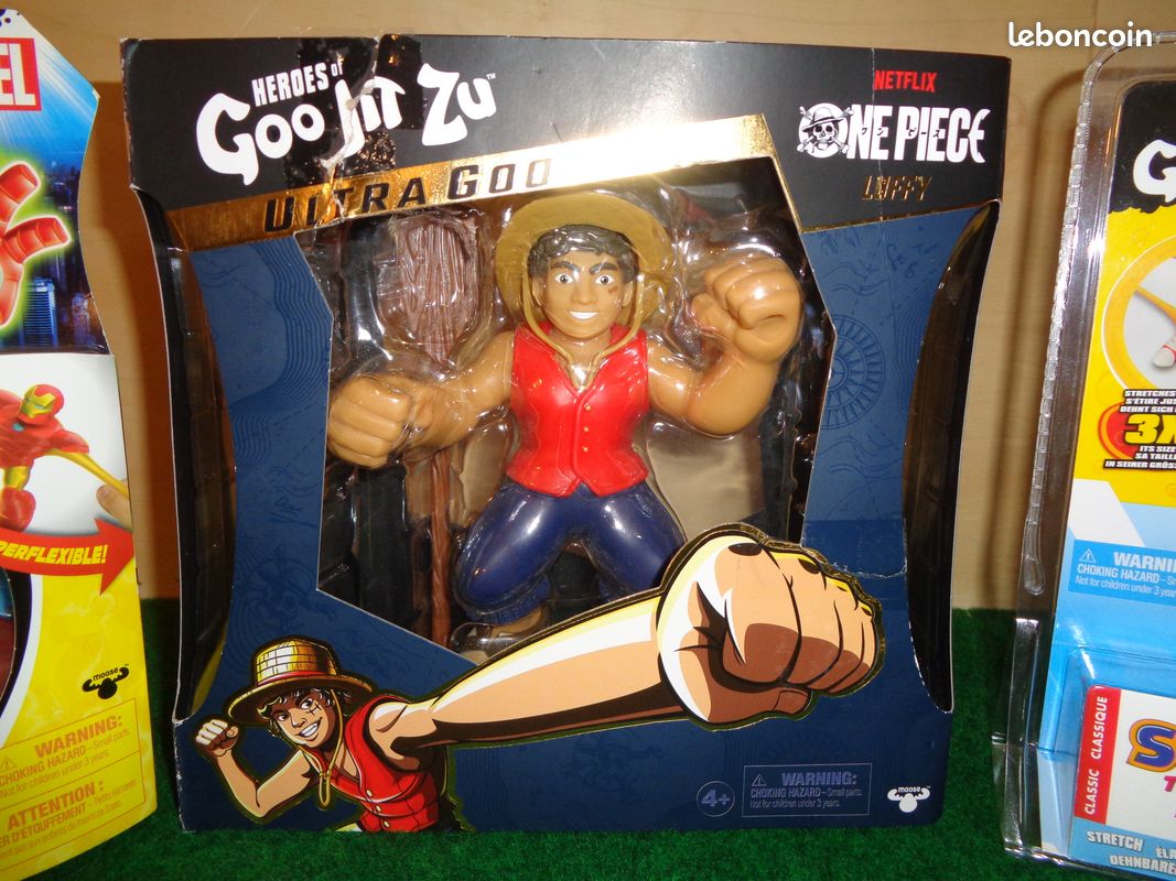 Heroes of Goo Jit Zu: Lot de 3 blister neuf "Marvel-One Piece-Sonic" (image 4)