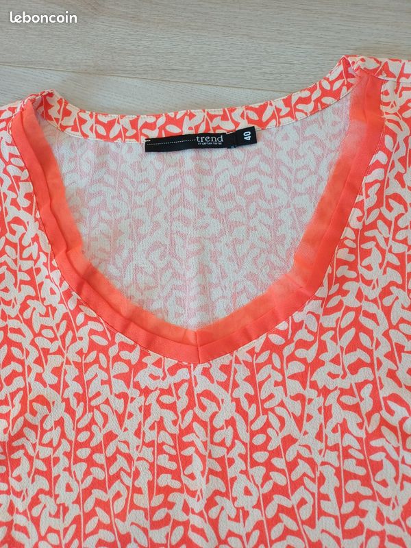 T-shirt Captain Tortue Manches Longues Rayé Multicolore - Taille 2 - Coton - Occasion Bon état