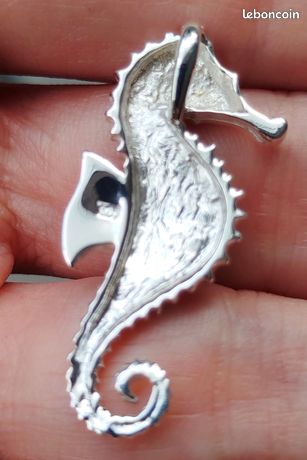 Pendentif Hippocampe Geocoin Pathtag - Trackable Non Activé - Neuf
