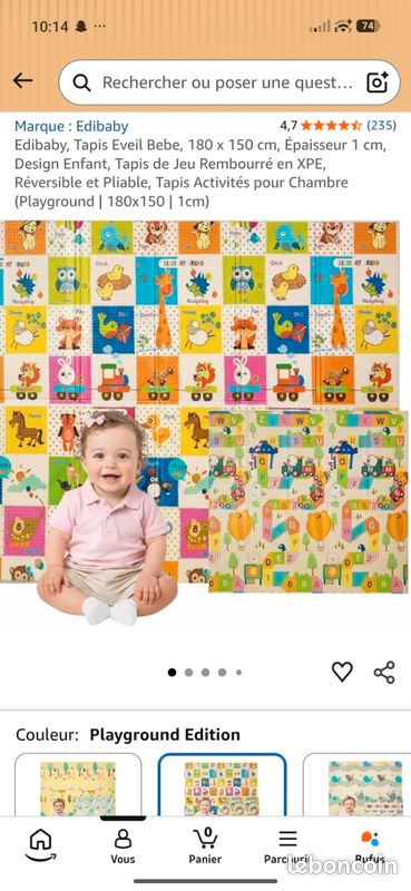 Tapis mousse bébé (image 2)