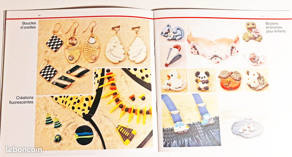 Livre artisanat d'art - "Fimo - L'art du modelage décoratif" (image 2)