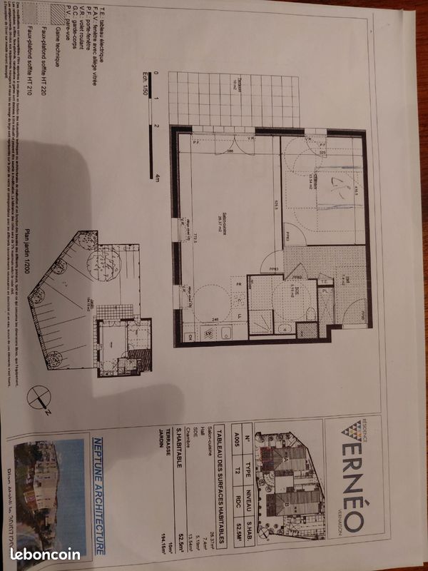 Appartement 2 pièces 53 m² · à Vernaison · 52,5 m² · 195 000 €