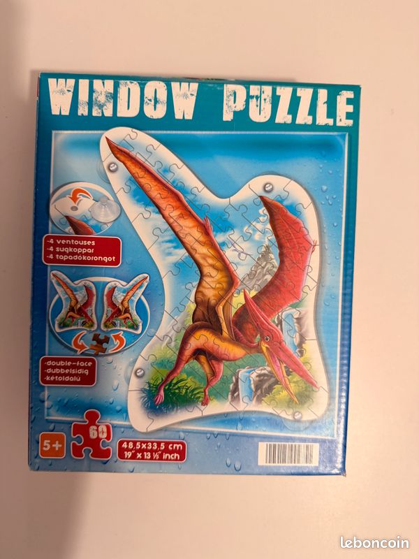 Puzzle Dinosaure pour Fenêtre – Déco Originale (ID 404) (image 1)