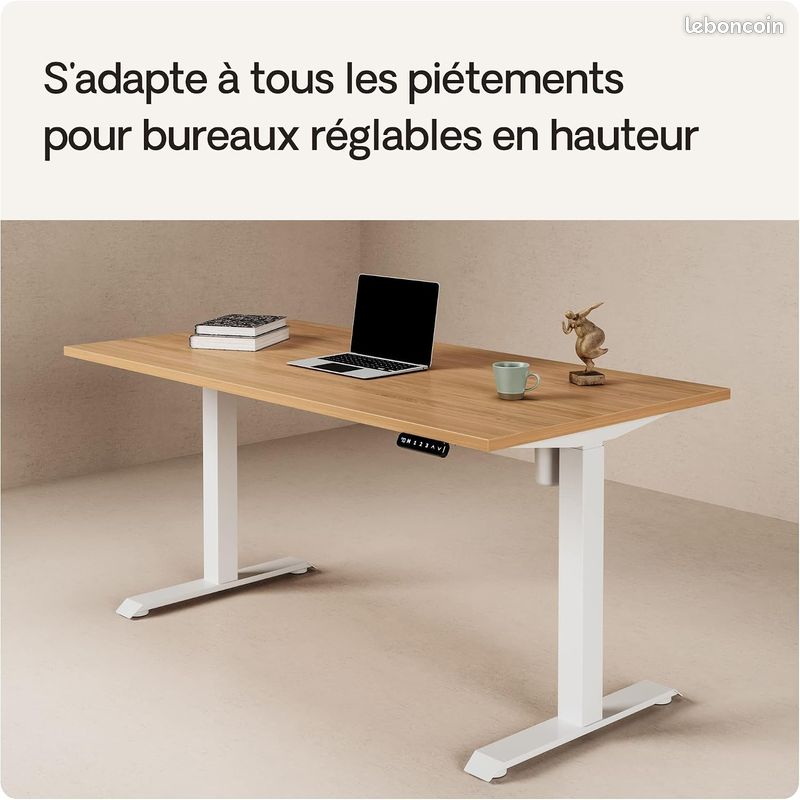 Desktronic Plateau de Table Stable 200x80cm - Les Bureaux, Les Tables à Manger et Plus Encore - Durable (chêne) (image 2)
