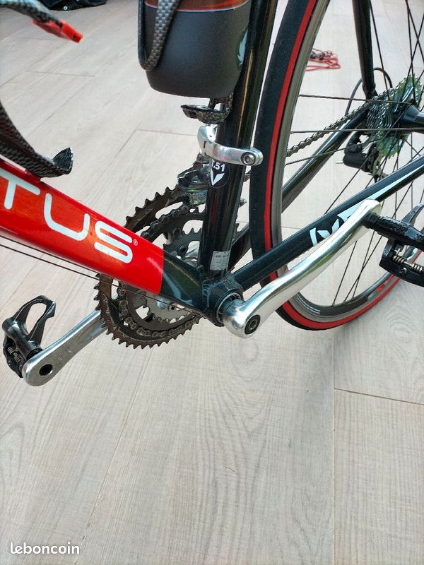 Vélo De Route Vitus Homme, Cadre Bleu 55cm, Jantes Mavic, 14 Vitesses, Très Léger (12 Kg)