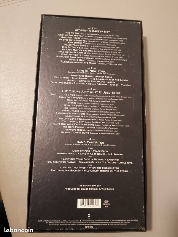 Coffret 4 CD THE DOORS - BOX SET (image 2)