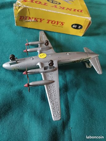 Dinky Toys 60E Vickers Viscount Air France - Échelle 1/200 - Boîte Reproduction