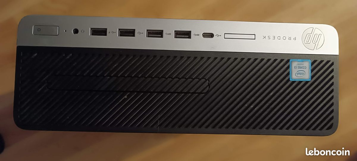 Vends ordinateur HP PRODESK 600G3 SFF I3-6100 3.70GHz / 16GB RAM+ WIN11Pro + OFFICE 2010 PRO (image 1)