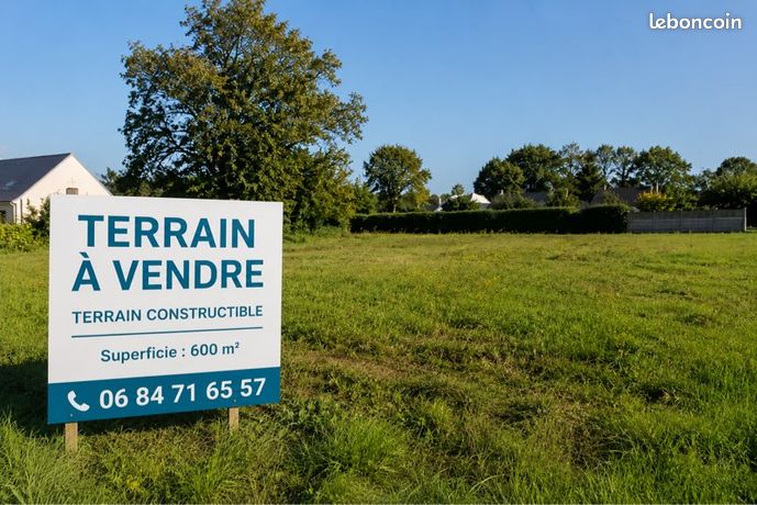 Terrain constructible 600m2