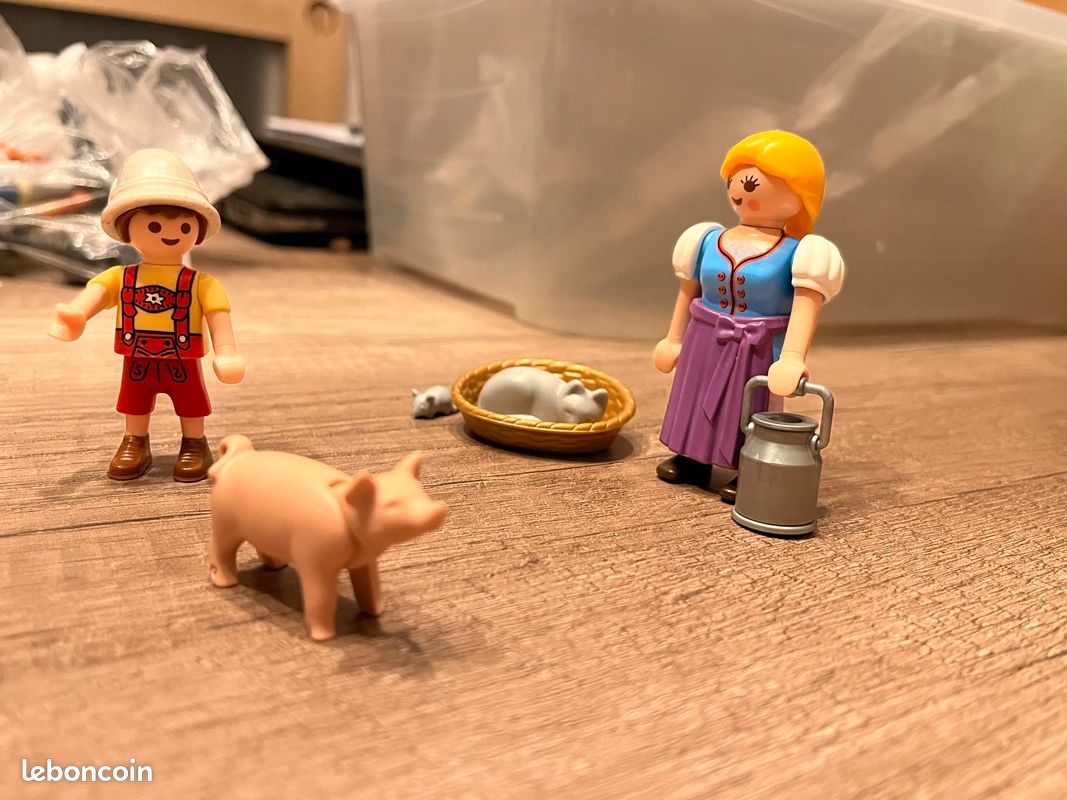 Playmobil - fermière / animaux et petit garçon (image 2)