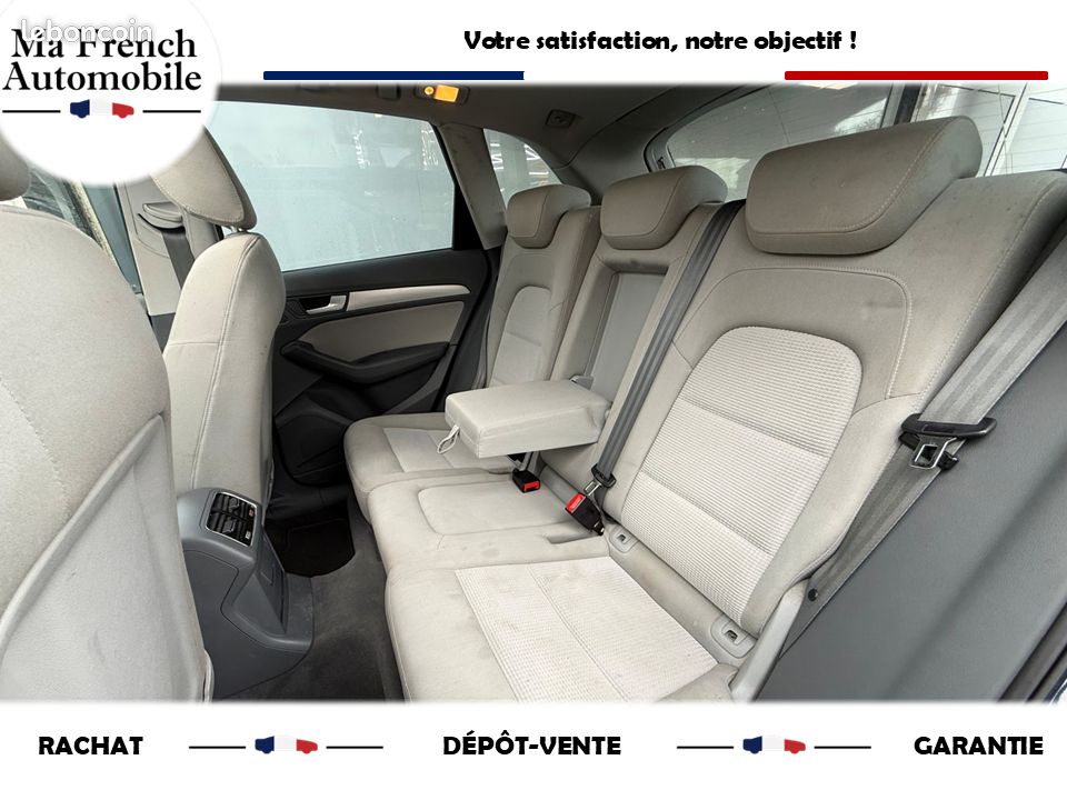 AUDI Q5 (8RB) Phase 2 2.0 TDI 16V Quattro S-Tronic7 17cv TOIT OUVRANT - BOITE AUTO - KIT DISTRIBUTION OK - CLIM AUTO - REGULATEUR DE VITESSE - GPS - RADAR DE RECUL AR - BARRE DE TOIT (image 5)