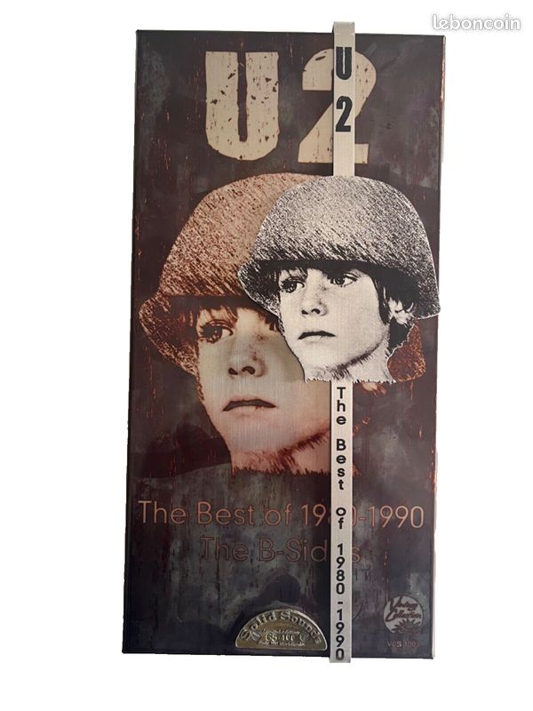U2 - The Best Of 1980 / 1990 coffret en acier inoxydable limité à 100 exemplaires - Copie Nr 65 (image 2)