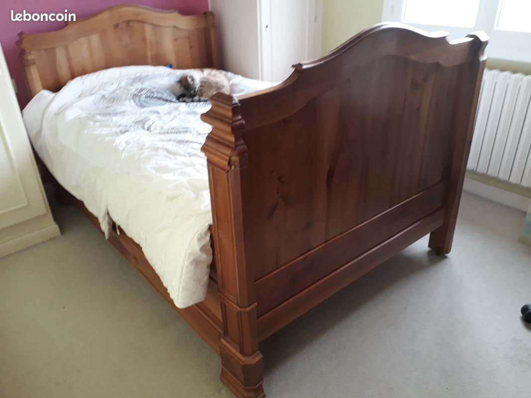 Lit 110X180 + Sommier + Matelas (image 1)