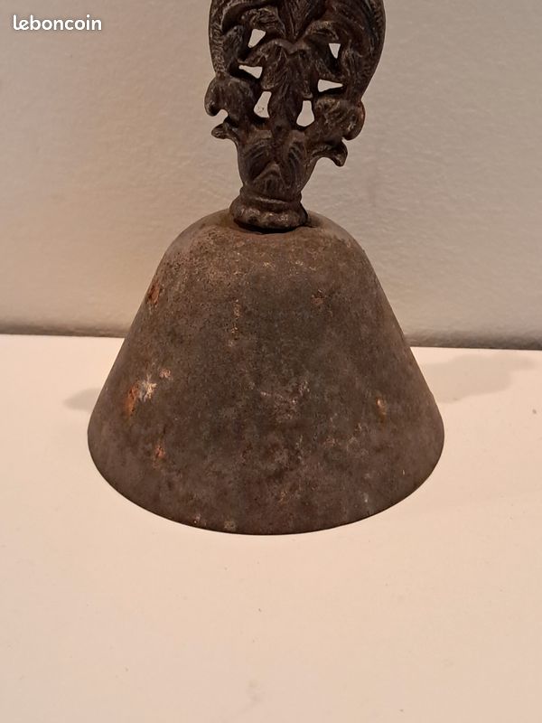 Cloche De Table Napoléon – Bronze Doré, Vintage, Motif Ancien