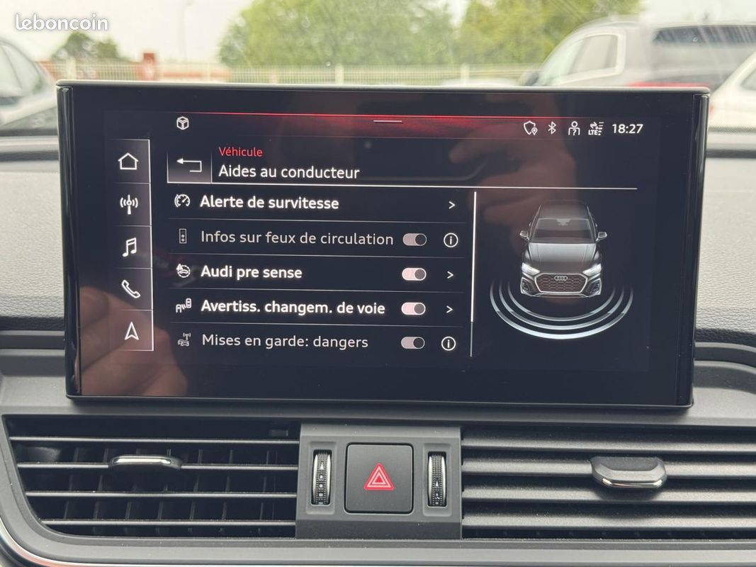 AUDI Q5 Phase 2 35 TDI 163ch S-tronic Advanced Attelage Camera Side Assist Led Gps Siege Chauffant (image 16)
