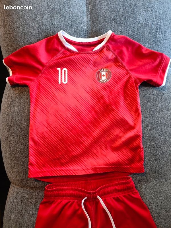 Tenue de foot Canada 4/6 ans 110/116 cm Sport Plein air
