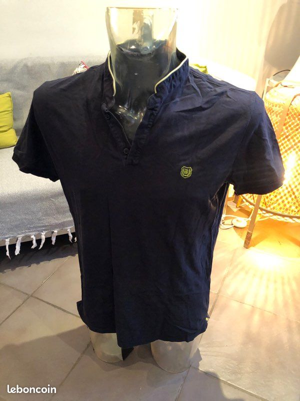 Polo bleu marine - the kooples -homme - taille M (image 1)
