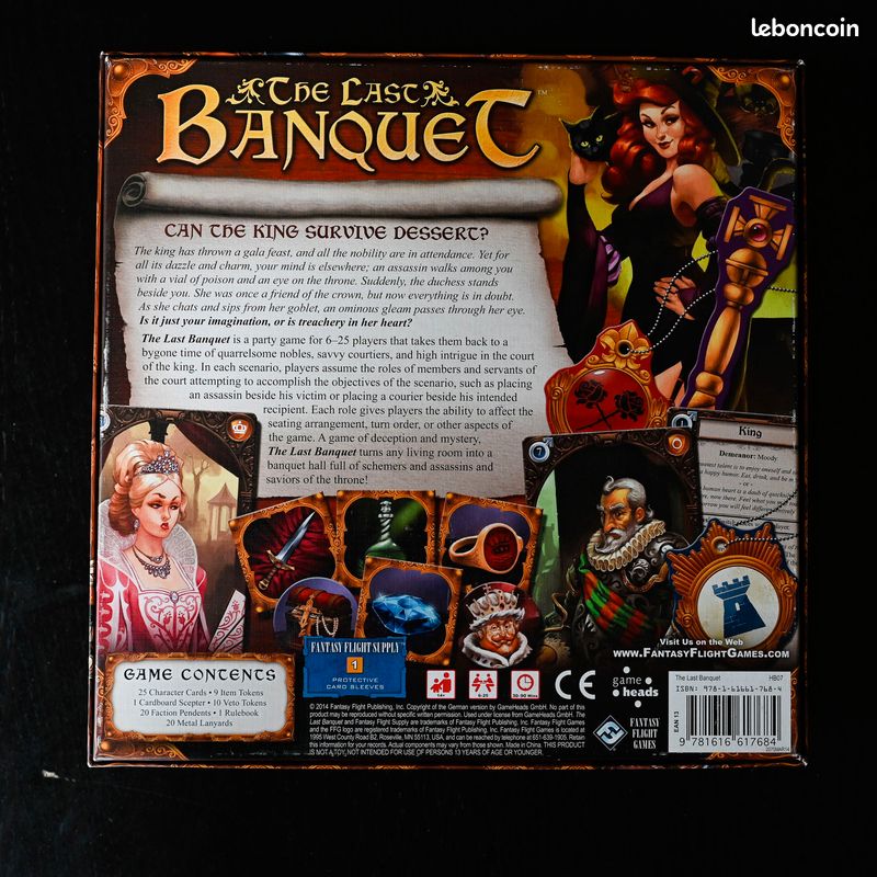 Fantasy Flight Games: The Last Banquet – A Social Deduction Board Game For 6–25 Players