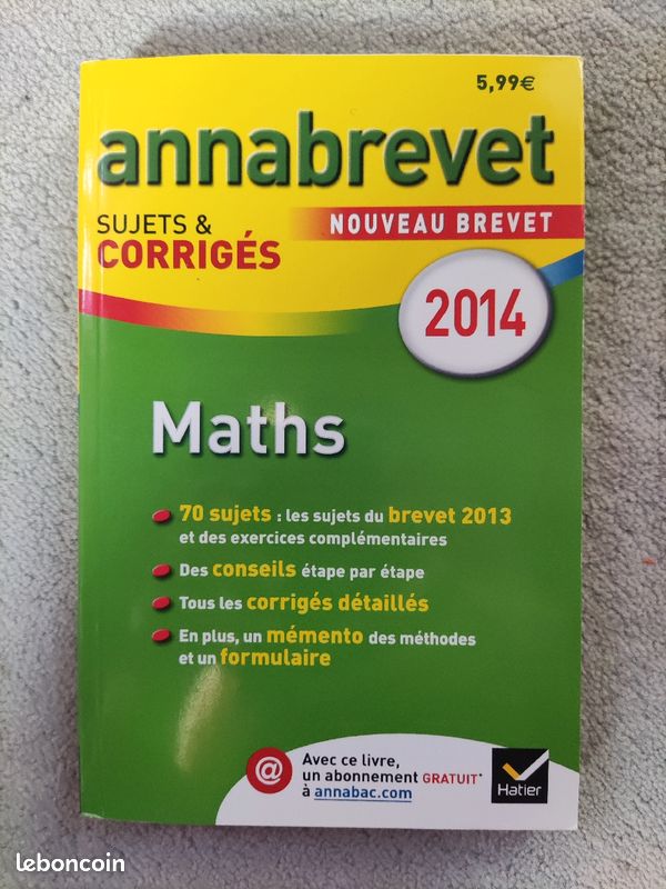 Annabrevet - livres révisions brevet (image 1)