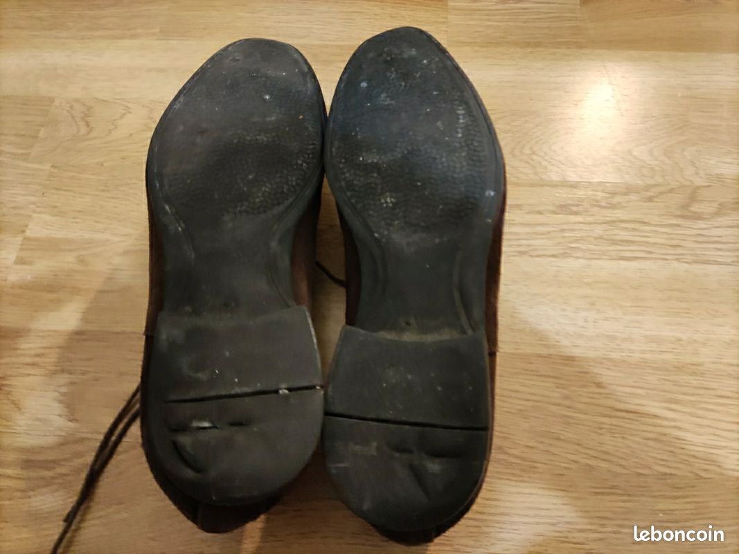 Chaussures daim marron 41 (image 4)