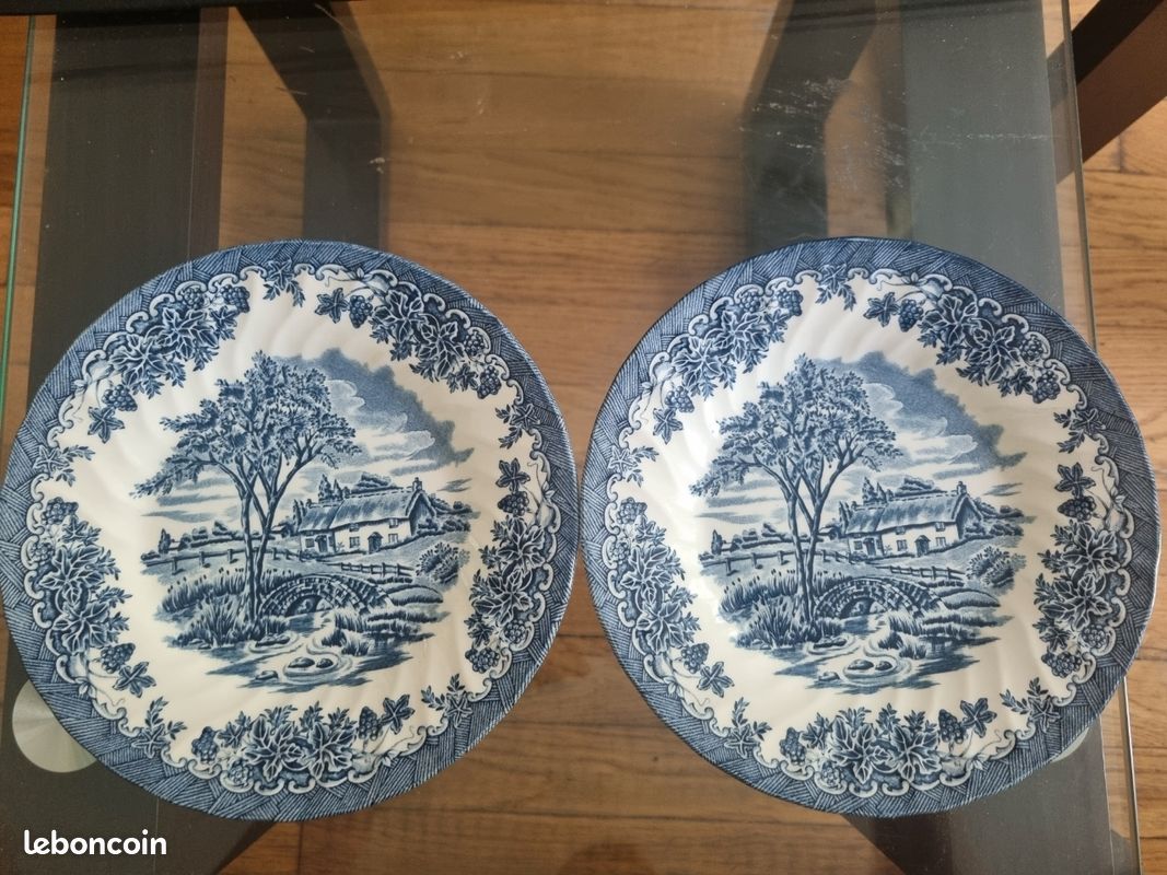 2 assiettes plate churchill england (image 1)