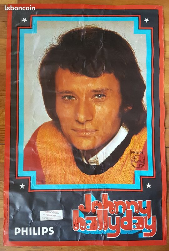 Générique Johnny Hallyday - Tour 66-40X60 Cm Affiche/Poster
