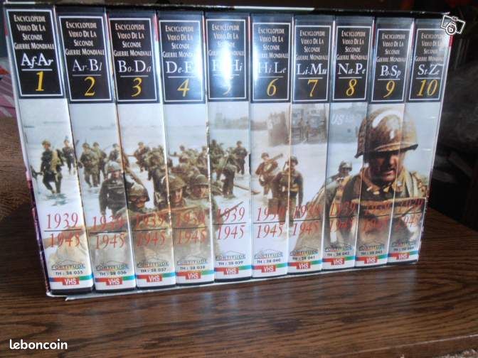 COFFRET K7 VHS ENCYCLOPEDIE 2em GUERRE MONDIALE (image 2)