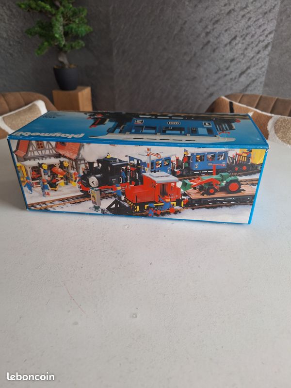 Wagon Voyageurs Playmobil 4100 – Train G 1/22.5 – DB 1e/2e Classe – Bleu – Occasion