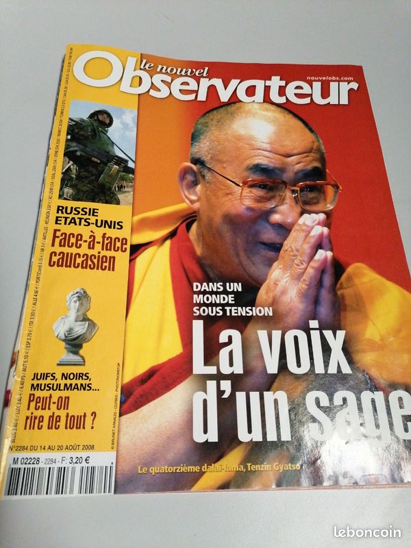 Magazine le nouvel observateur Dalaï-lama (image 1)