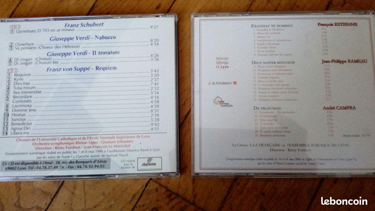 Lot de 2 CD Musique classique (image 2)