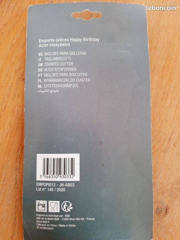 Lot emporte-pièces anniversaire (image 3)