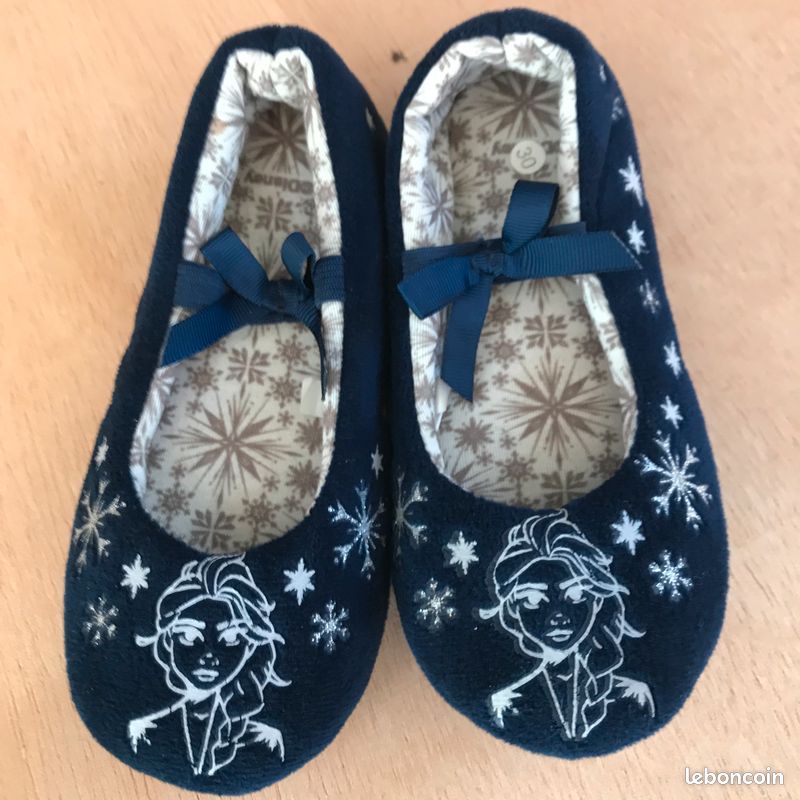 Monissy Ballerines Princesse Cristal Pour Fille – Paillettes, Noeud Elsa, Déguisement Reine Des Neiges, Cadeau Anniversaire