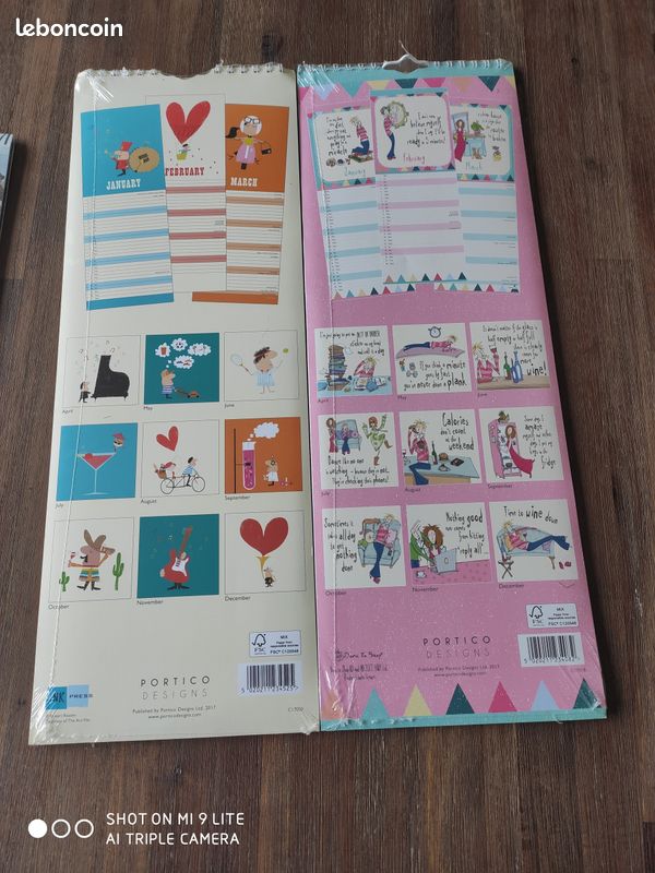 Calendrier sous blister, Paris et autres, pour collection (image 4)
