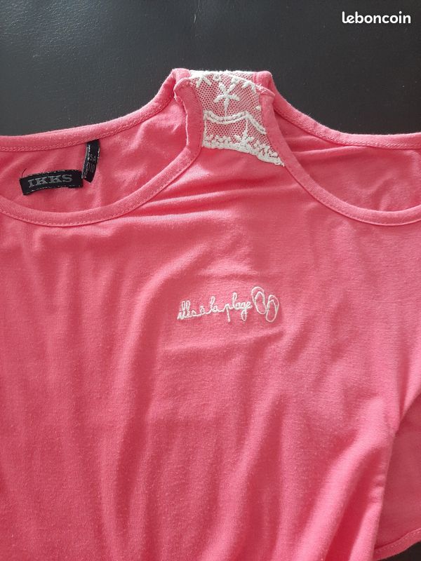 Combinaison short IKKS rose 5ans (image 2)