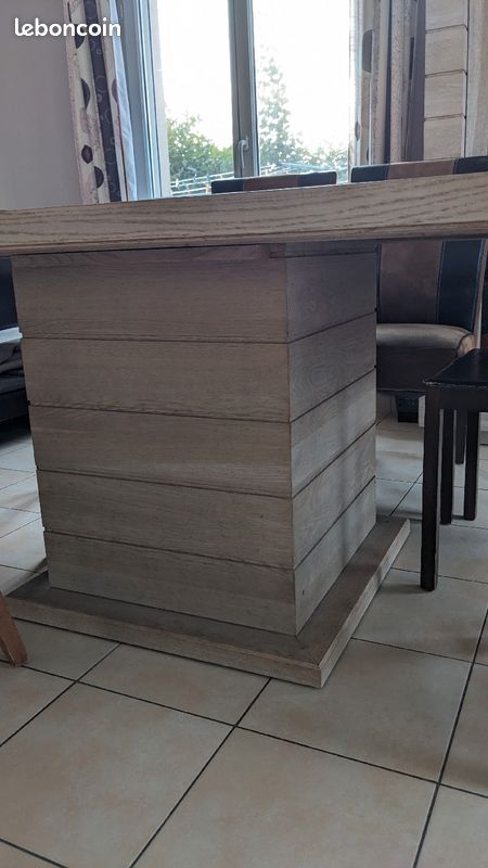 Table chêne massif moderne (image 2)