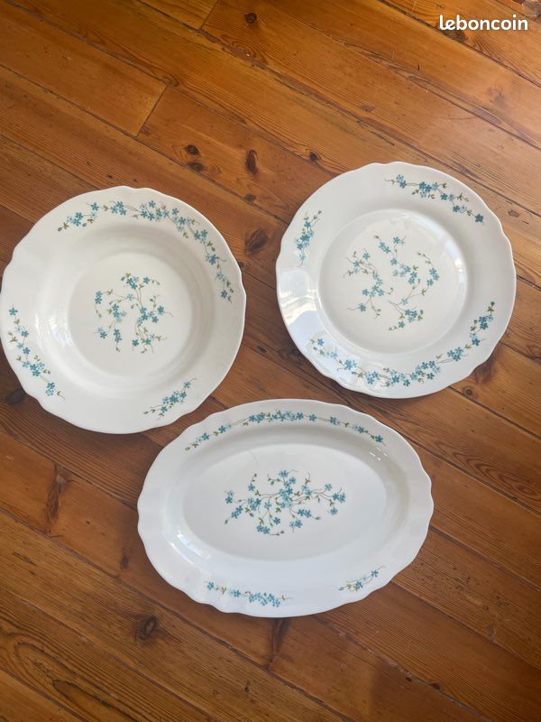 Verre arcopal myosotis d'occasion - Arts de la table - - page 4