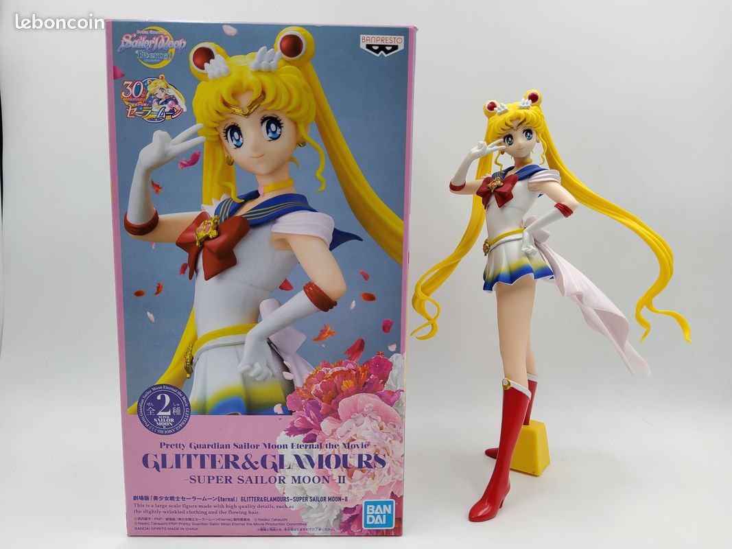 Figurine Pretty Guardian Sailor Moon Eternal The Movie Glitter & Glamours Figure II – Super Sailor Moon Ver. B (image 1)