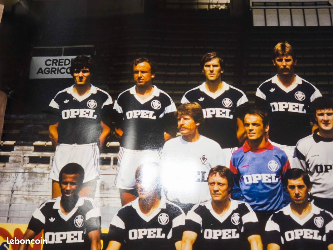 Poster Double Page – Équipe Girondins De Bordeaux 80s – Vintage Foot